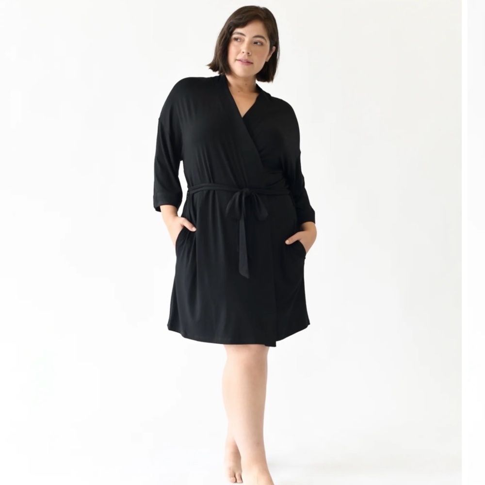Cozy Earth Elegant Black Women's Robe